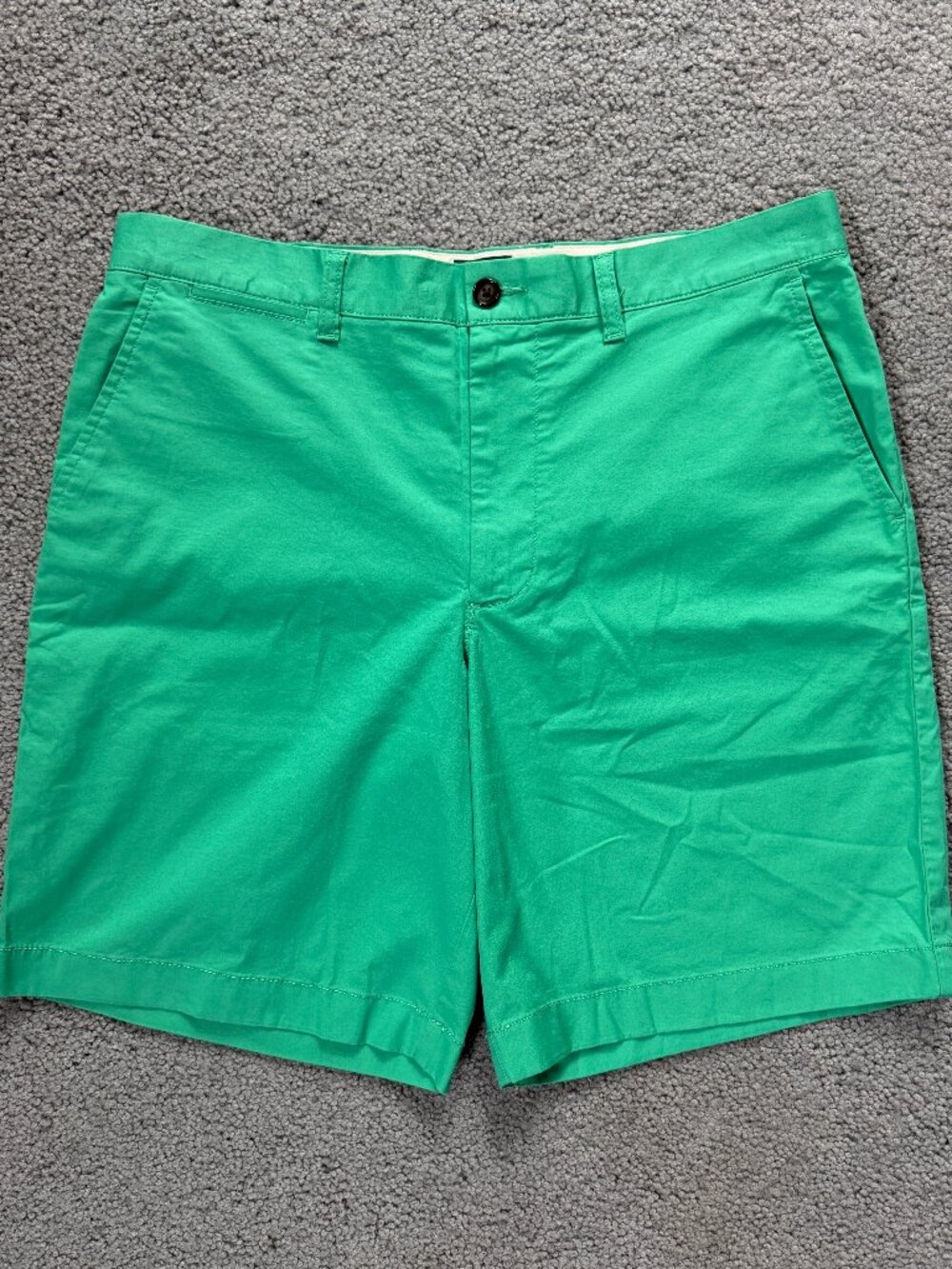 J. Crew 9" Portsider Stretch Chino Short in Green -New with Tags -Men's Sz. W 34